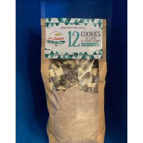Photo de: Préparation pour cookies au cacao et chunks blancs